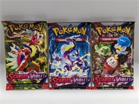 (3) Pokemon Scarlet & Voilet Pack