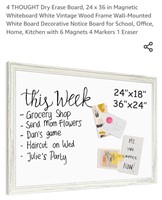 NEW 24" x 36" Magnetic Whiteboard & Accessories,