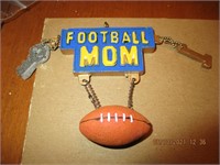 Football Mom Necklace/Keychain