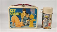 VINTAGE METAL GET SMART LUNCHBOX & THERMOS