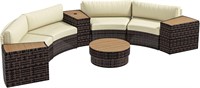$665  Outsunny 8 Piece Patio Furniture Set with 4