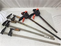 5 Assorted Bar Clamps