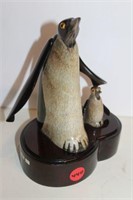 Mother & Baby Penguin Sculpture