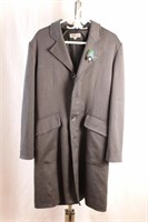 MENS VINTAGE PLATINUM TRENCH COAT