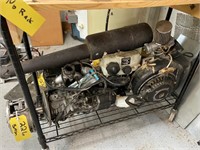 Bottom Shelf Airplane Motor and Parts