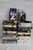 VHS tapes Patsy Cline, Grease box set, Footloose,