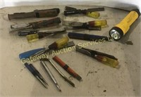 Various Chizzles, Flashlight and Various Punches