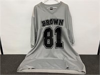 NWT Brown 81 Jersey (5XL)