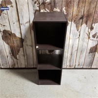 BLACK BOOK STORAGE SHELF