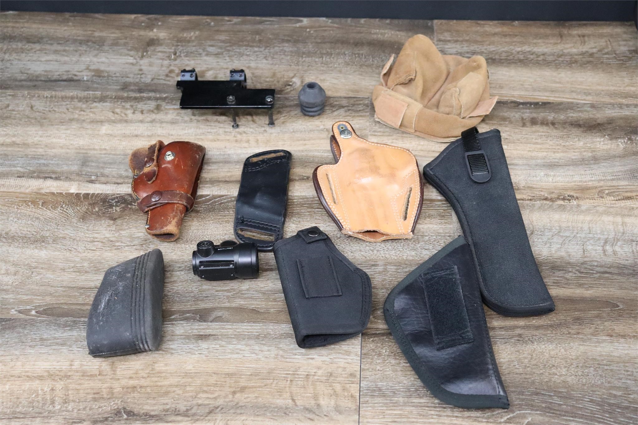 Lot of Assorted Holsters and Gun Accessories