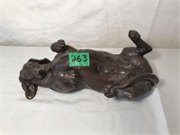 Playful Dog Statue (10.5"L)