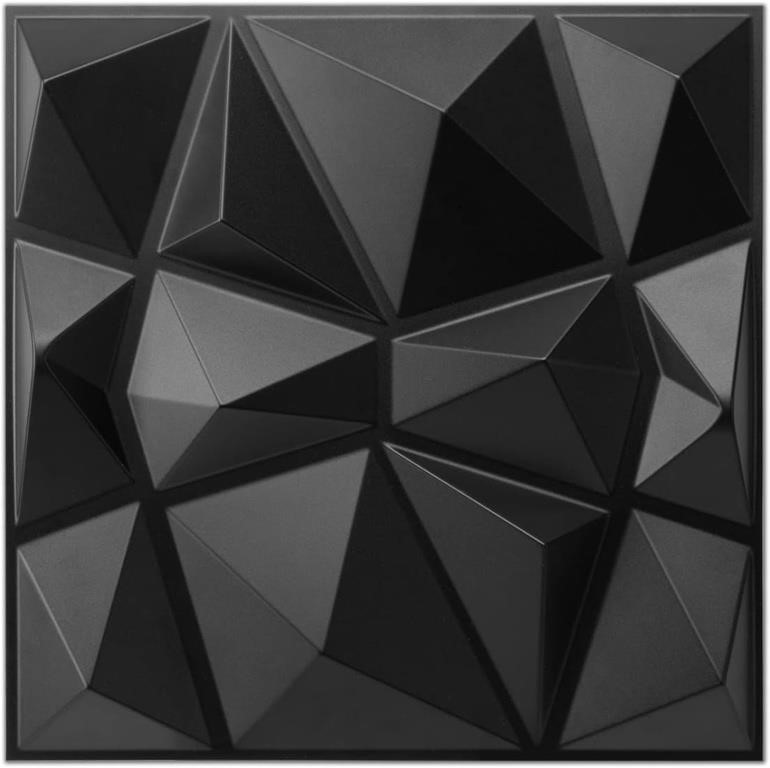 Art3d 3D Wall Panels Diamond 11.8x11.8
