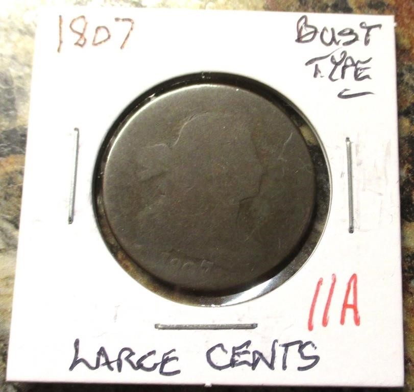 1807 Bust Type Large Cent