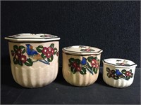 Antique China Canister Set