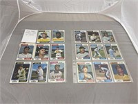 1974 Topps Baseball Cards 17 Cards