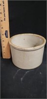 Small crock, cracked repaired