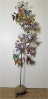 Porcelain Butterfly ornaments on a tree