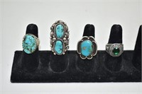 Turquoise Indian Rings