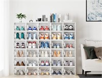 Shoe Storage Organizer, Clear Plastic for