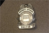 Burns Security Officer Badge