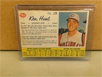 1962 Post Cereal Ken Hunt #129 Baseball Card