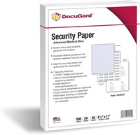 DocuGard Security Paper  8.5x11  500 Sheets