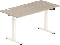 SHW 55 Electric Adjustable Desk  55x28  Maple
