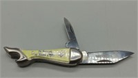 MASONIC 2 BLADE POCKET KNIFE - OPENER