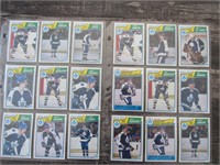 1983 Toronto Maple Leafs 18 Cards Salming Vaive