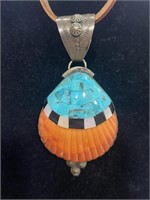 Gary G. Navajo Sterling Silver Pendant