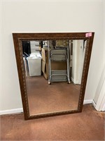 Large brown mirror B