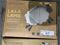 Minijumbuk La La Lamb Woollen Babies Quilt