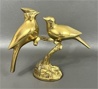 Towle Co. Leonard Brass Bird Figurines