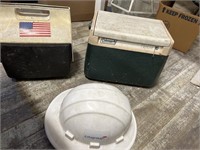 Small Coleman cooler, lunchmate, cooler, and