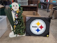 Steelers Light & Snowman