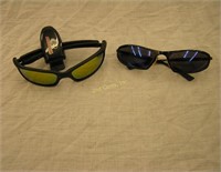 2 Pair Sunglasses & Visor Clamp