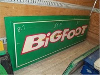 Bigfoot 3x10 sign face