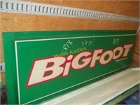 Bigfoot 3x10 sign face