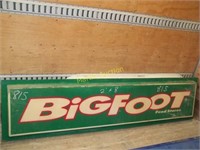 Bigfoot 2x8 sign face