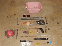 Plastic Bin of Tools