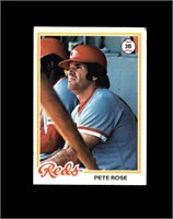 1978 Topps #20 Pete Rose VG to VG-EX+