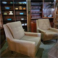 Mid-Century Pair of Super Bilt Custom Chairs