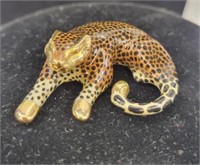 Marked SLC 14K GOLD Cheetah Pendent