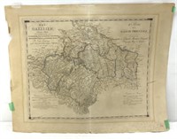 Antique 1803 map - Galicia east