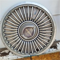 Retro Ford Thunderbird hubcap