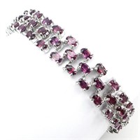 Natural Raspberry Rhodolite 104 Carats Garnet Brac