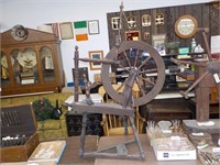 Antique flax wheel