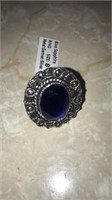 Blue sapphire size 8 german silver