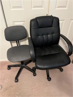 2 Unmatched Office Chairs