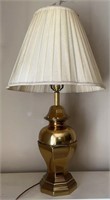 Vintage, Solid Brass Lamp W/ Weighted Base,